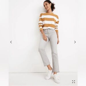Madewell NWT❗️Slim Demi-Boot Jeans in Dekalb Wash